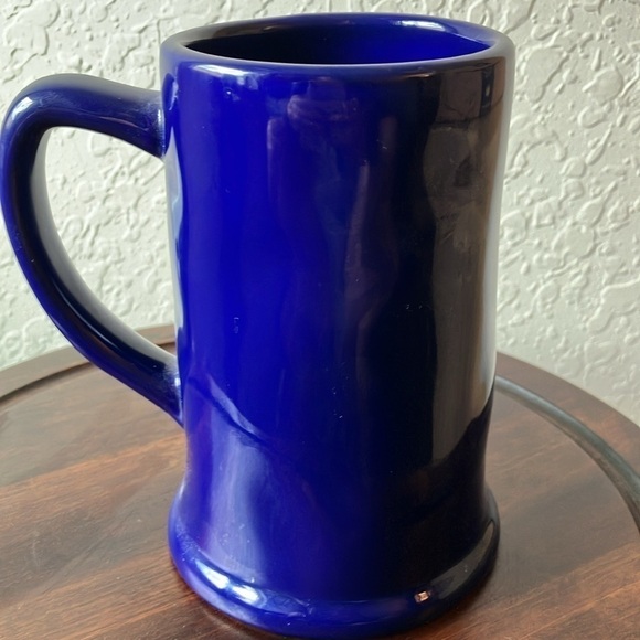 Rae Dunn: Cobalt Blue “Dad is my Hero” Beer Stein - Picture 4 of 16